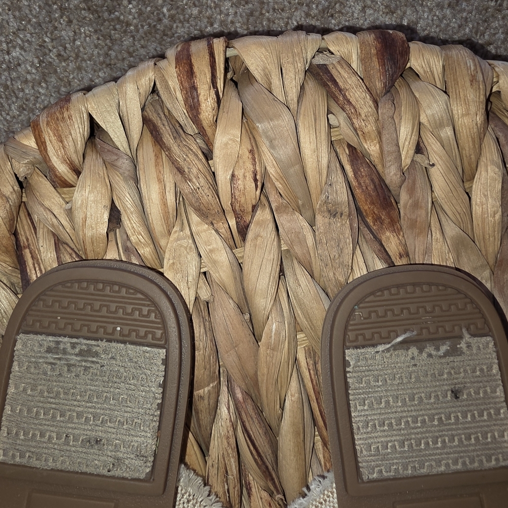 TOMS Rafia Sandals Size 6 - Picture 4 of 6